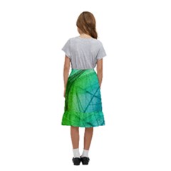 Kids  Ruffle Flared Wrap Midi Skirt 