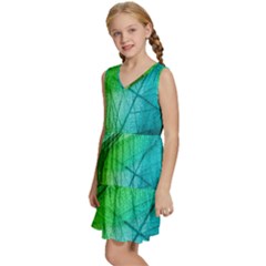 Kids  Sleeveless Tiered Mini Dress 