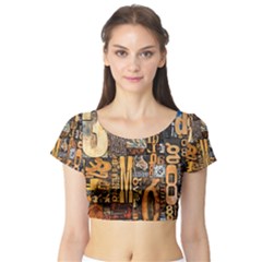 Short Sleeve Crop Top 