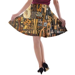 A-line Skater Skirt 