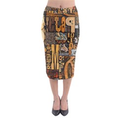 Midi Pencil Skirt 