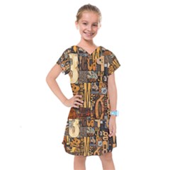 Kids  Drop Waist Dress 