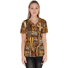 Women s V-Neck Scrub Top 