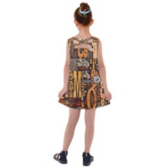 Kids  Cross Back Dress 