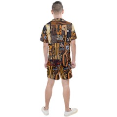 Men s Mesh T-Shirt and Shorts Set 