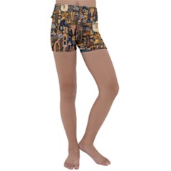 Kids  Lightweight Velour Yoga Shorts 