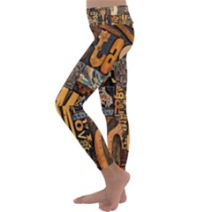 Kids  Lightweight Velour Classic Yoga Leggings 