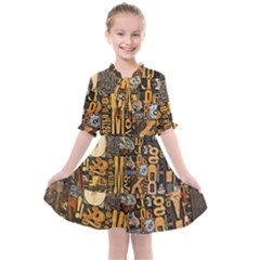 Kids  All Frills Chiffon Dress 