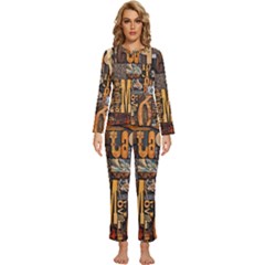 Womens  Long Sleeve Lightweight Pajamas Set 