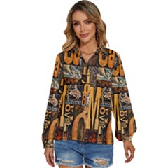 Women s Long Sleeve Button Up Shirt 