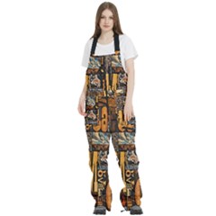 Women s Front Zip Ski And Snowboard Bib Pants 