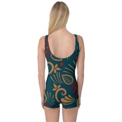 One Piece Boyleg Swimsuit 