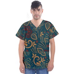 Men s V-Neck Scrub Top 