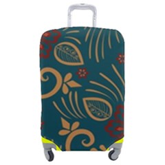 Flowers Floral Retro Flower Texture Luggage Cover (Medium) from ArtsNow.com