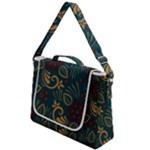 Flowers Floral Retro Flower Texture Box Up Messenger Bag