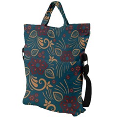 Fold Over Handle Tote Bag 