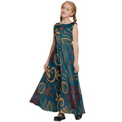 Kids  Satin Sleeveless Maxi Dress 