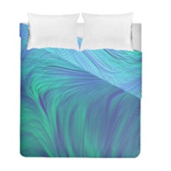 Psicodelia Zyguratti Texture Cyanturquoise Duvet Cover Double Side (Full/ Double Size) from ArtsNow.com