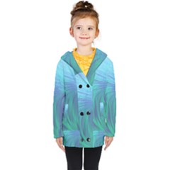 Kids  Double Breasted Button Coat 