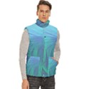 Men s High Neck Button Up Puffer Vest 