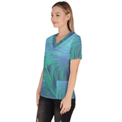 Women s V-Neck Scrub Top 