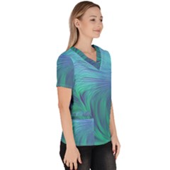 Women s V-Neck Scrub Top 