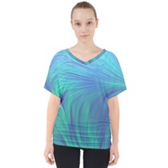 V-Neck Dolman Drape Top 