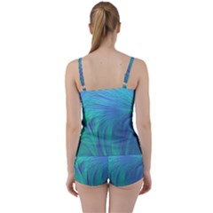 Tie Front Two Piece Tankini 