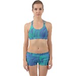 Psicodelia Zyguratti Texture Cyanturquoise Back Web Gym Set