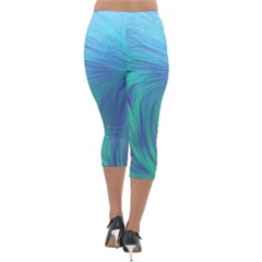 Lightweight Velour Capri Leggings  