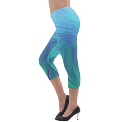 Lightweight Velour Capri Leggings  