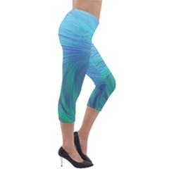 Lightweight Velour Capri Leggings  