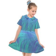 Kids  Short Sleeve Shirt Dress 