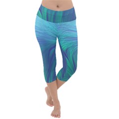 Lightweight Velour Capri Yoga Leggings 