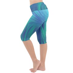 Lightweight Velour Cropped Yoga Leggings 