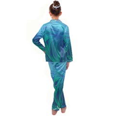 Kids  Satin Long Sleeve Pajamas Set 