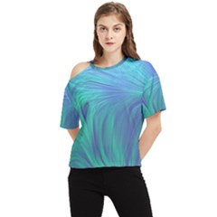 One Shoulder Cut Out T-Shirt 