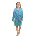 Kids  Long Sleeve Velvet Lounge Robe 