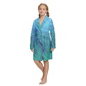 Kids  Long Sleeve Velvet Lounge Robe 