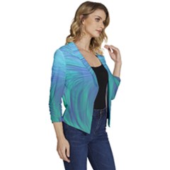 Women s Casual 3/4 Sleeve Spring Jacket 