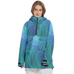 Women s Pullover Zip Ski and Snowboard Waterproof Breathable Jacket 