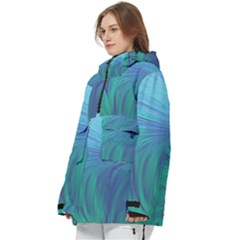 Women s Pullover Zip Ski and Snowboard Waterproof Breathable Jacket 