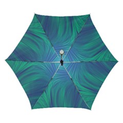 Psicodelia Zyguratti Texture Cyanturquoise Automatic Folding Umbrella with Case (Small) from ArtsNow.com