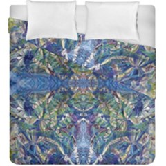 Blue arabesque Duvet Cover Double Side (King Size) from ArtsNow.com