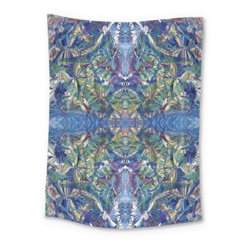 Blue arabesque Medium Tapestry from ArtsNow.com