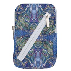 Blue arabesque Belt Pouch Bag (Small) from ArtsNow.com