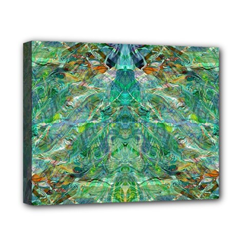 Green Repeats I Canvas 10  x 8  (Stretched) from ArtsNow.com