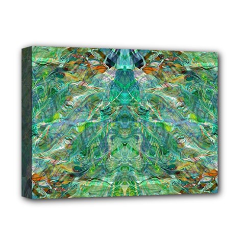 Green Repeats I Deluxe Canvas 16  x 12  (Stretched)  from ArtsNow.com