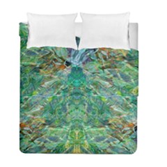 Green Repeats I Duvet Cover Double Side (Full/ Double Size) from ArtsNow.com