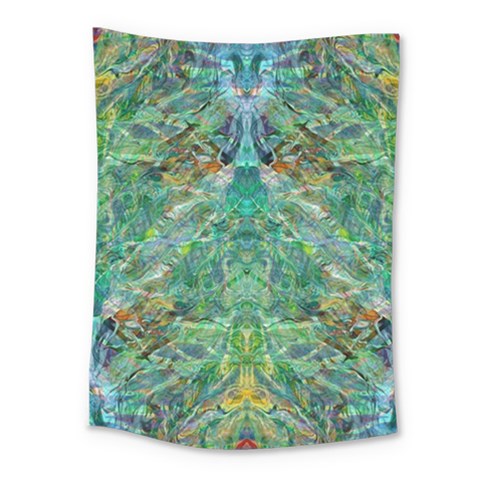 Green Repeats I Medium Tapestry from ArtsNow.com